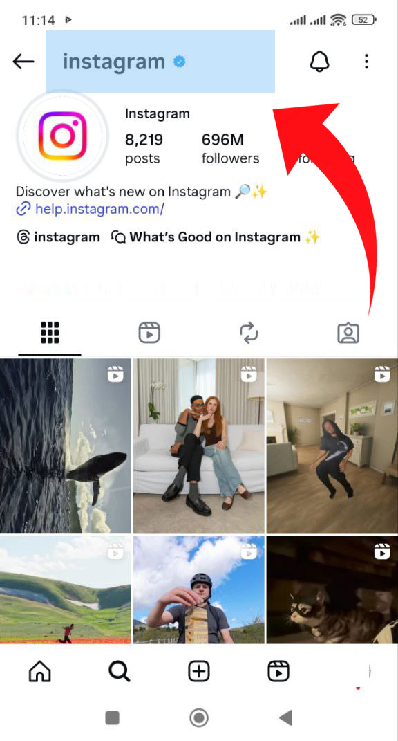 Tap Copy Link option
