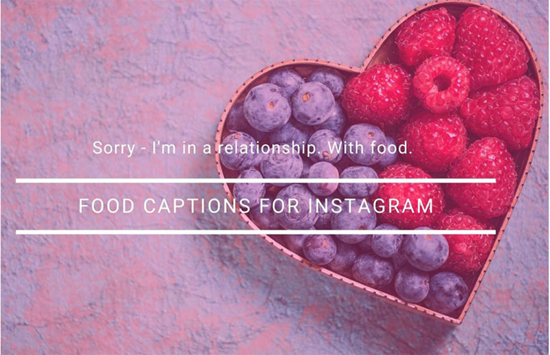viral food captions
