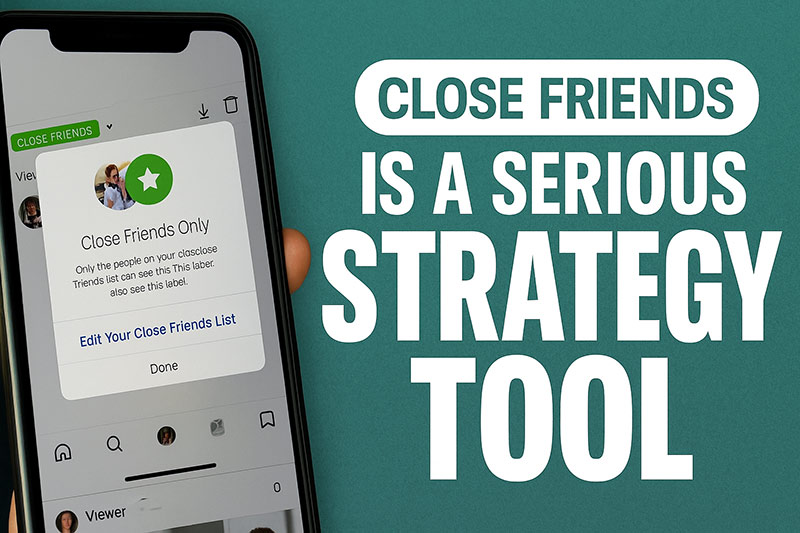 Why Close Friends Is a Serious Strategy Tool